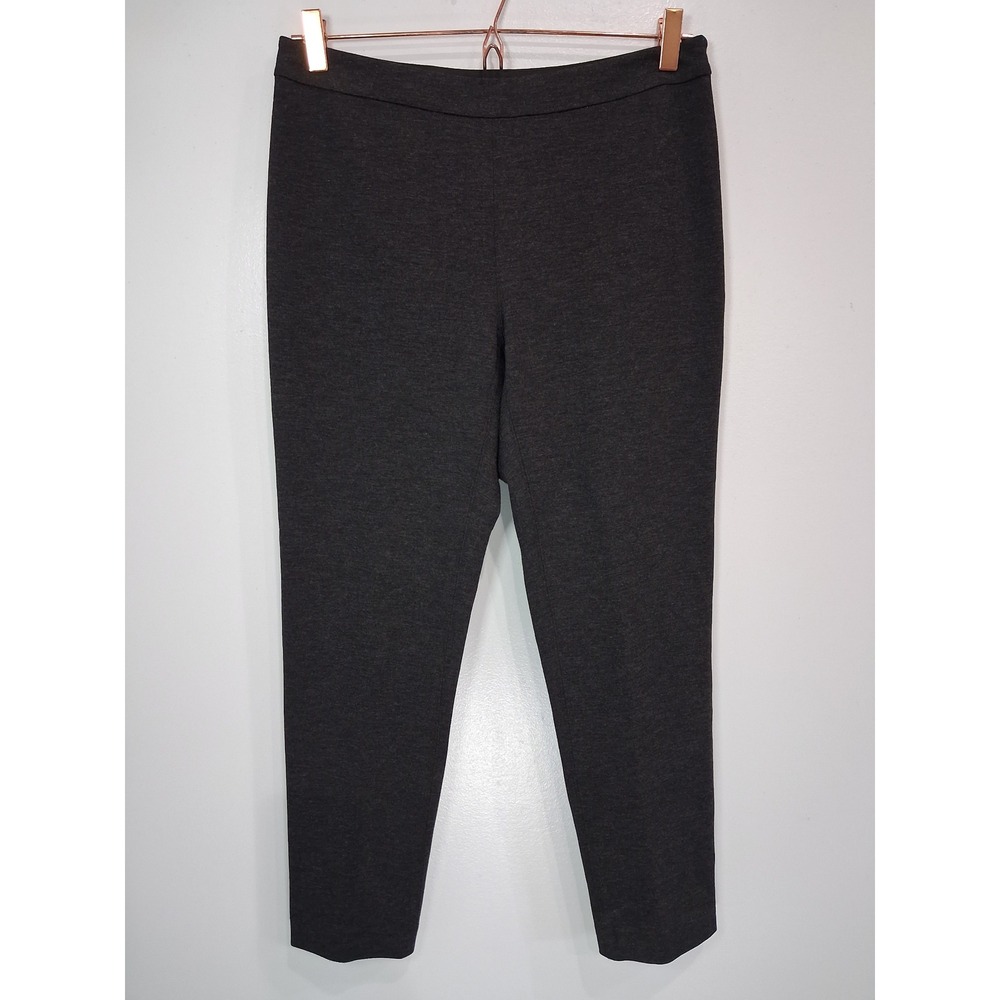 Pendleton Womens Petite‎ 8 Gray Slim Ankle Side Zip Stretch Pants Heathered